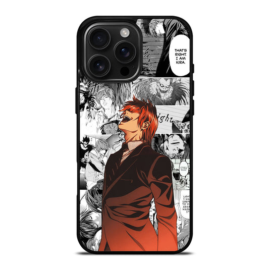 LIGHT YAGAMI DEATH NOTE COMIC iPhone Case Cover