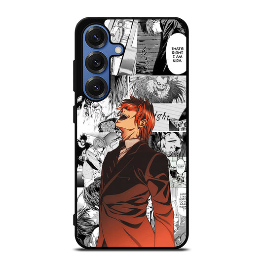 LIGHT YAGAMI DEATH NOTE COMIC Samsung Galaxy Case Cover