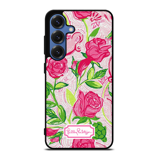 LILLY PULITZER PINK FLOWERS Samsung Galaxy Case Cover