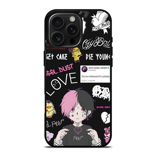 LIL PEEP RAPPER CARTOON iPhone Case Cover
