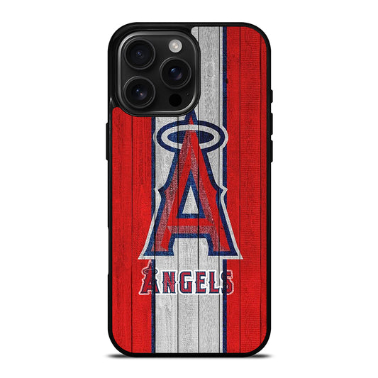 LOS ANGELES ANGELS WOODEN LOGO iPhone Case Cover