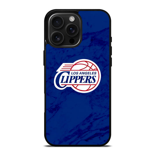 LOS ANGELES CLIPPERS MARBLE LOGO iPhone Case Cover