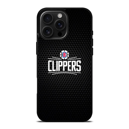 LOS ANGELES CLIPPERS METAL LOGO iPhone Case Cover