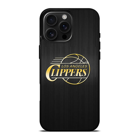 LOS ANGELES CLIPPERS WOODEN GOLD iPhone Case Cover