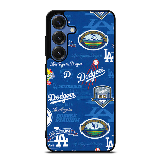 LOS ANGELES DODGERS LOGO COLLAGE Samsung Galaxy Case Cover