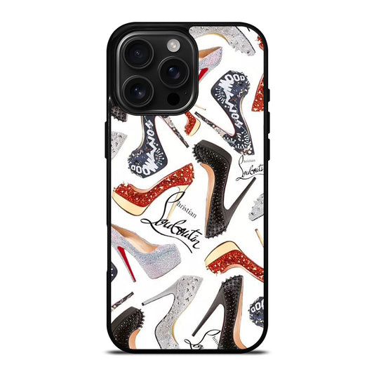 LOUBOUTIN LOGO PATTERN iPhone Case Cover