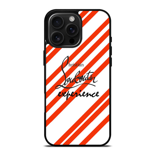 LOUBOUTIN LOGO STRIPE iPhone Case Cover