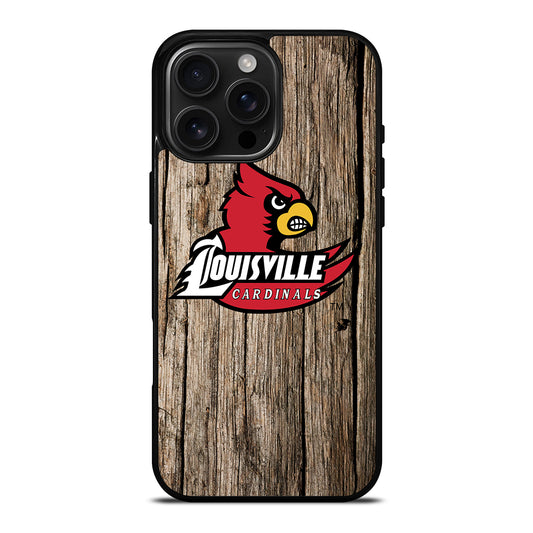 LOUISVILLE CARDINALS WOODEN iPhone Case Cover