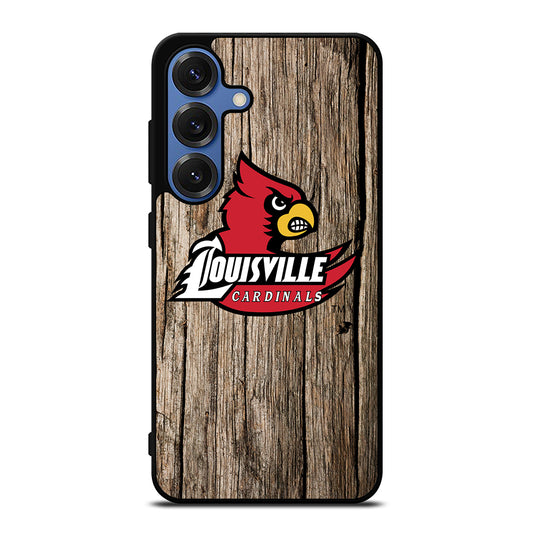 LOUISVILLE CARDINALS WOODEN Samsung Galaxy Case Cover