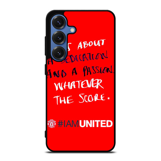 MANCHESTER UNITED I AM UNITED Samsung Galaxy Case Cover