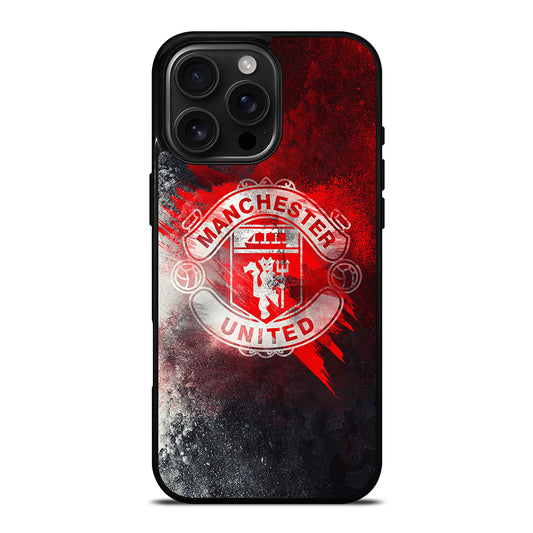 MANCHESTER UNITED SOCCER LOGO 3 iPhone Case Cover