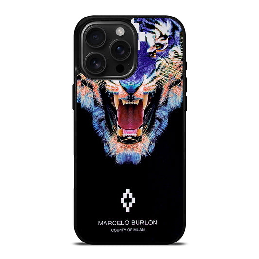 MARCELO BURLON BLUE LION iPhone Case Cover