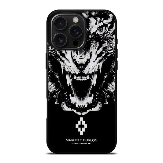 MARCELO BURLON WHITE LION iPhone Case Cover