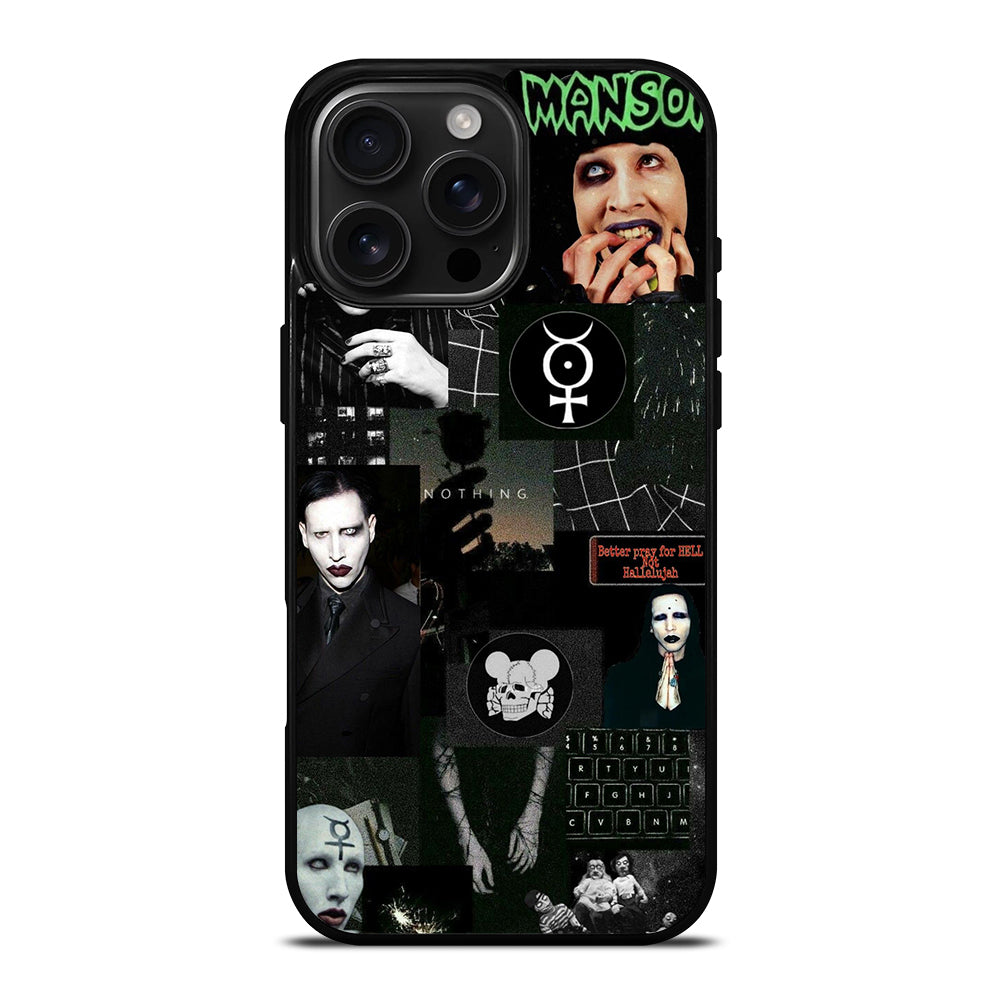 MARILYN MANSON COLLAGE iPhone Case Cover
