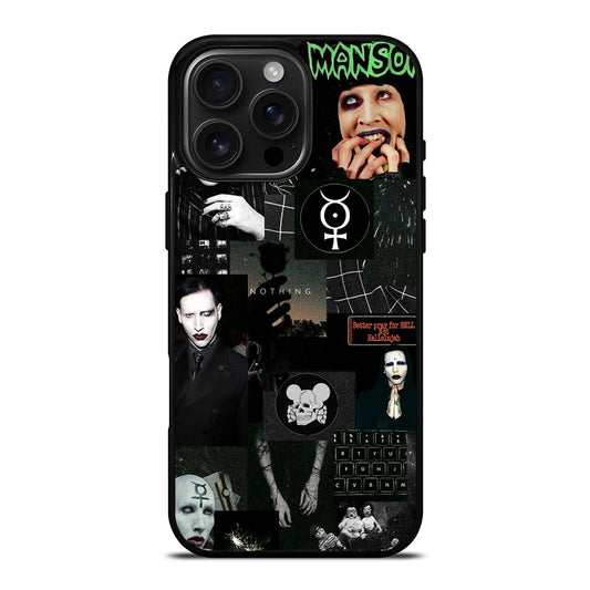 MARILYN MANSON COLLAGE iPhone Case Cover