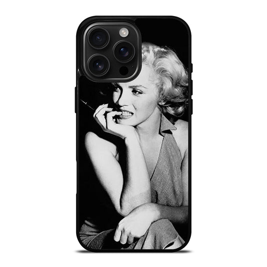 MARILYN MONROE BLACK WHITE iPhone Case Cover