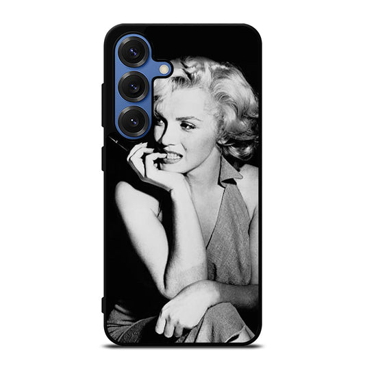 MARILYN MONROE BLACK WHITE Samsung Galaxy Case Cover