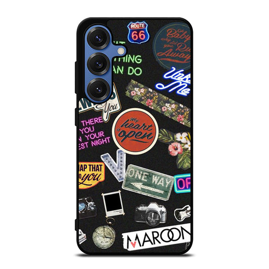 MAROON 5 PATTERN Samsung Galaxy Case Cover