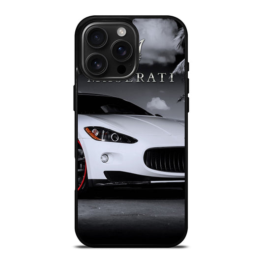 MASERATI WHITE CAR iPhone Case Cover