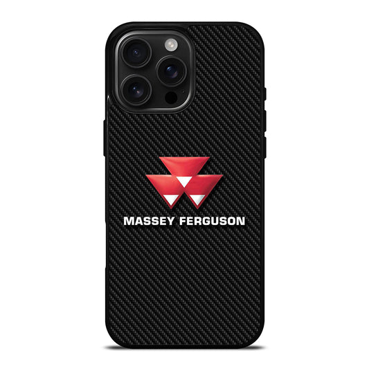 MASSEY FERGUSON LOGO CARBON iPhone Case Cover