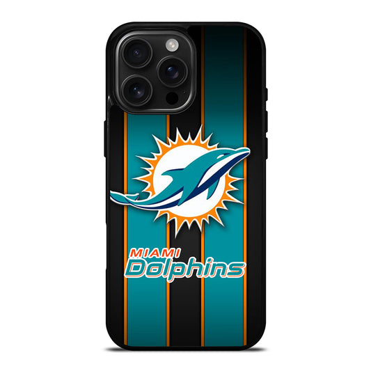 MIAMI DOLPHINS NFL LOGO 3 iPhone Case Cover