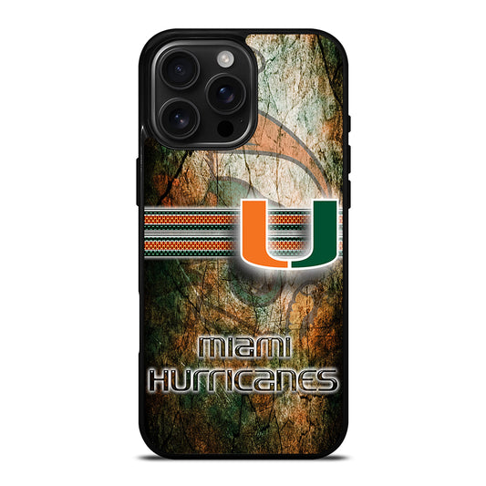 MIAMI HURRICANES NFL 3 iPhone Case Cover