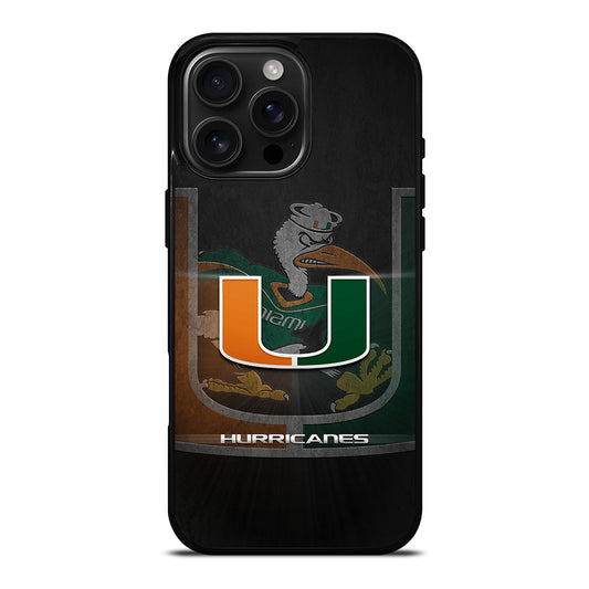 MIAMI HURRICANES UM 1 iPhone Case Cover