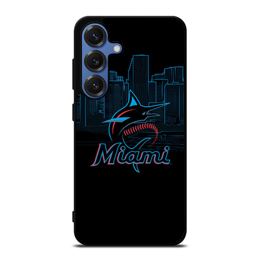 MIAMI MARLINS BLACK Samsung Galaxy Case Cover