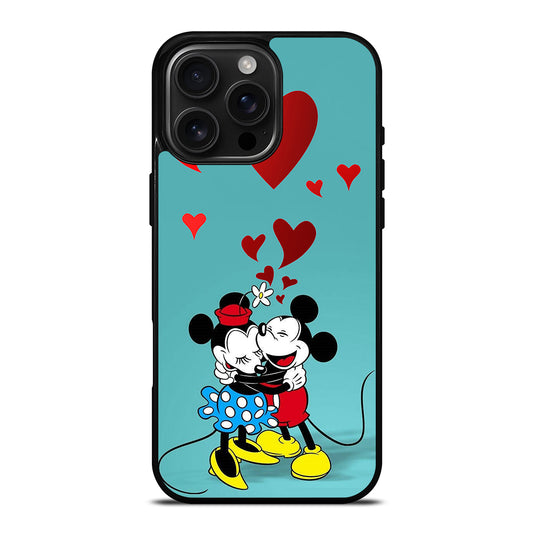 MICKEY AND MINNIE MOUSE HUG iPhone Case Cover