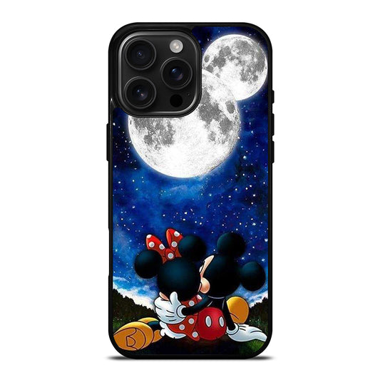 MICKEY AND MINNIE MOUSE MOON iPhone Case Cover