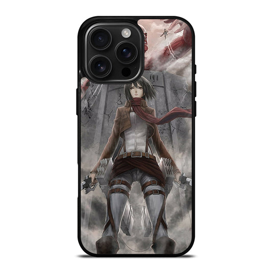 MIKASA ACKERMAN ANIME ATTACK ON TITAN iPhone Case Cover