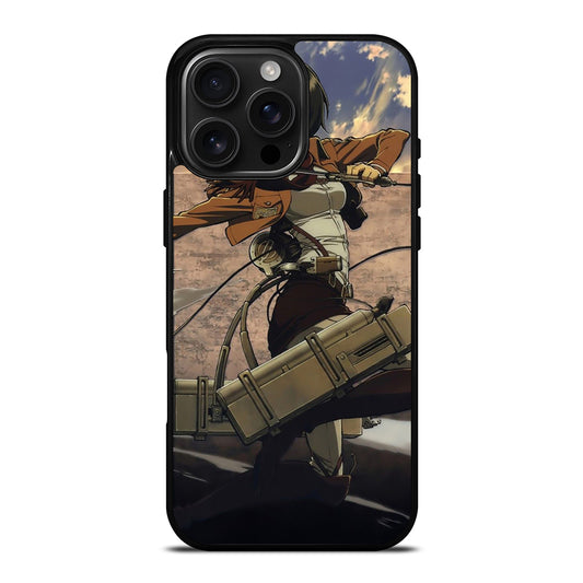 MIKASA ACKERMAN ATTACK ON TITAN ANIME iPhone Case Cover