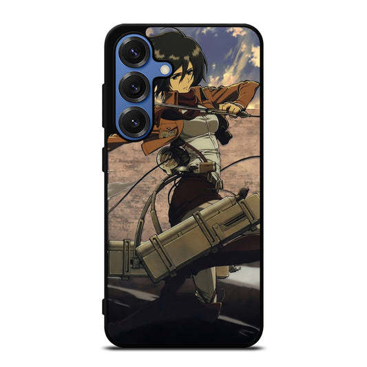 MIKASA ACKERMAN ATTACK ON TITAN ANIME Samsung Galaxy Case Cover