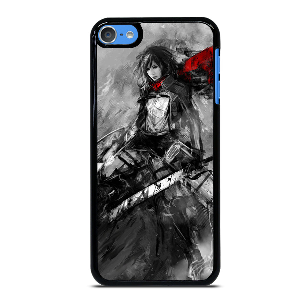 MIKASA ACKERMAN ATTACK ON TITAN ART iPod Touch Case Cover