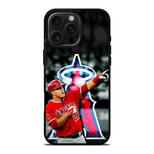 MIKE TROUT LOS ANGELES ANGELS iPhone Case Cover