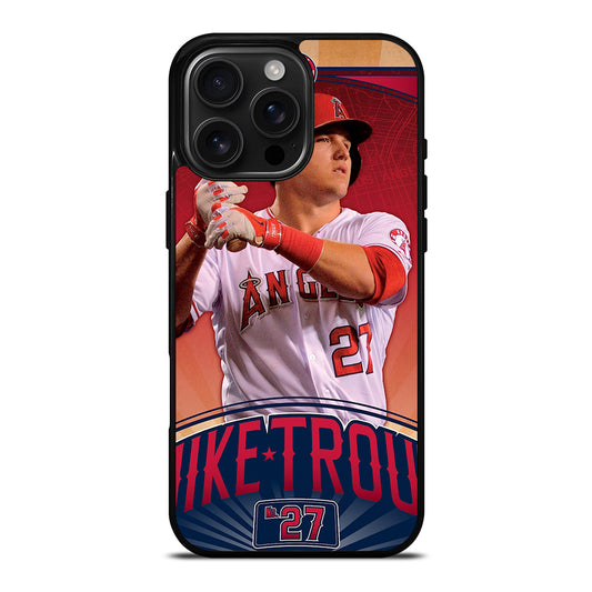 MIKE TROUT LOS ANGELES ANGELS 27 iPhone Case Cover