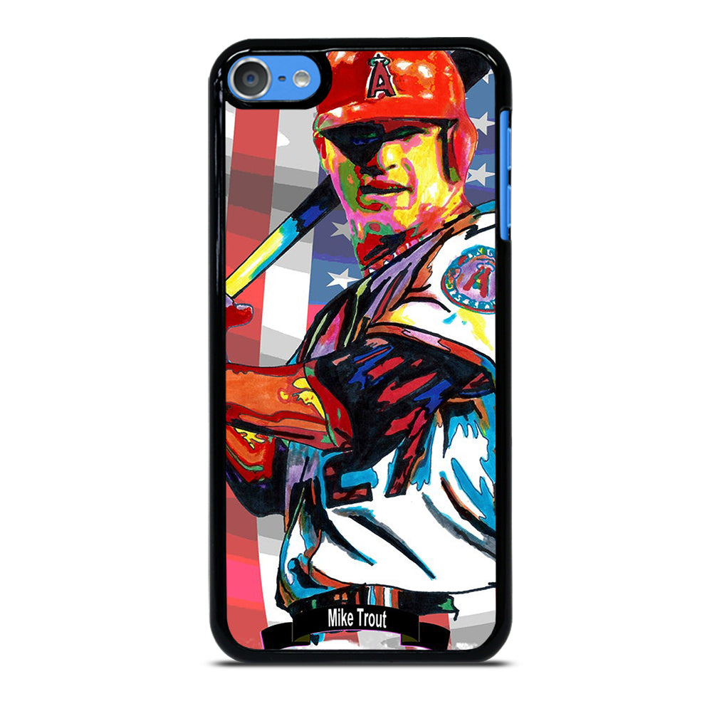 MIKE TROUT LOS ANGELES ANGELS BASEBALL iPod Touch Case Cover