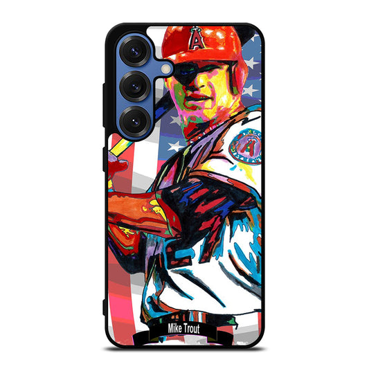 MIKE TROUT LOS ANGELES ANGELS BASEBALL Samsung Galaxy Case Cover