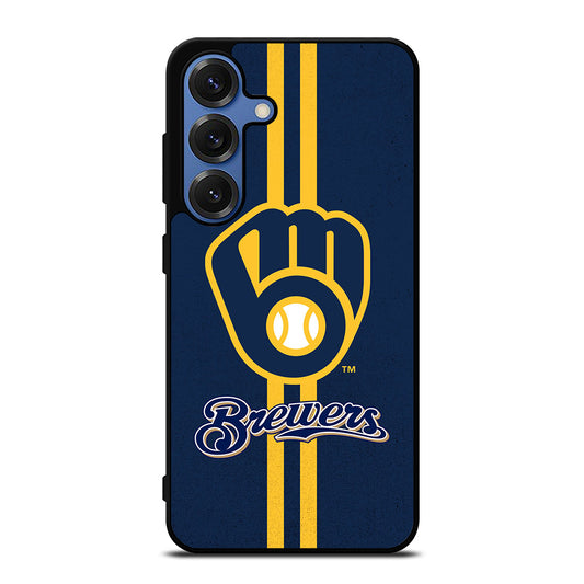 MILWAUKEE BREWERS STRIPE LOGO Samsung Galaxy Case Cover