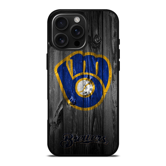 MILWAUKEE BREWERS WOODEN iPhone Case Cover