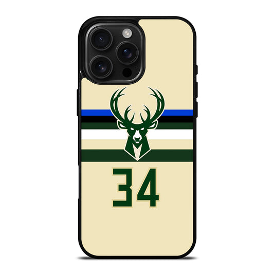 MILWAUKEE BUCKS JERSEY iPhone Case Cover