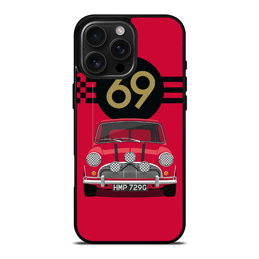 MINI COOPER RED 69 iPhone Case Cover