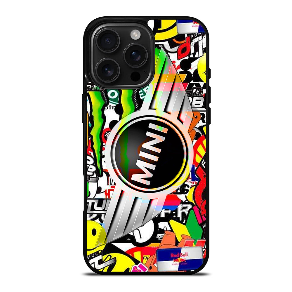 MINI COOPER STICKER BOMB iPhone Case Cover