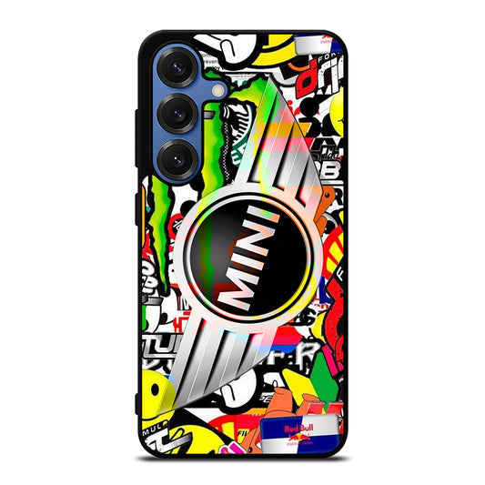 MINI COOPER STICKER BOMB Samsung Galaxy Case Cover