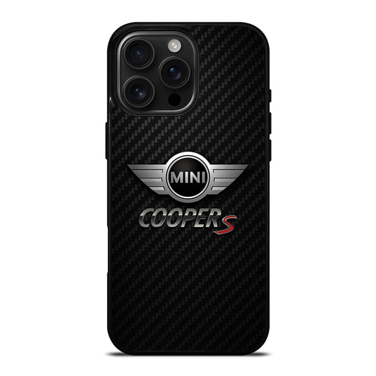 MINI COOPER S CARBON LOGO iPhone Case Cover