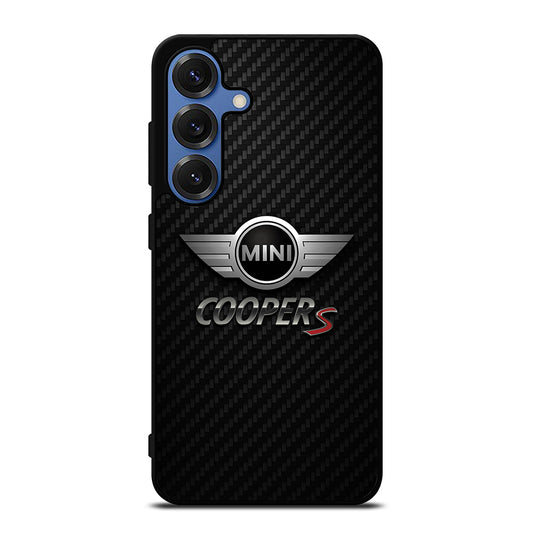 MINI COOPER S CARBON LOGO Samsung Galaxy Case Cover