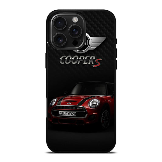 MINI COOPER S RED CAR iPhone Case Cover