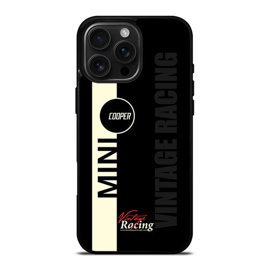 MINI COOPER VINTAGE RACING iPhone Case Cover