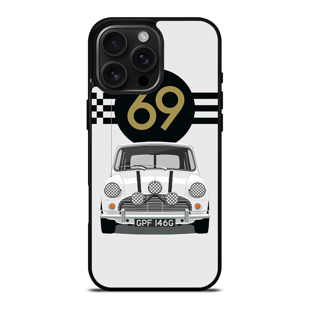 MINI COOPER WHITE 69 iPhone Case Cover