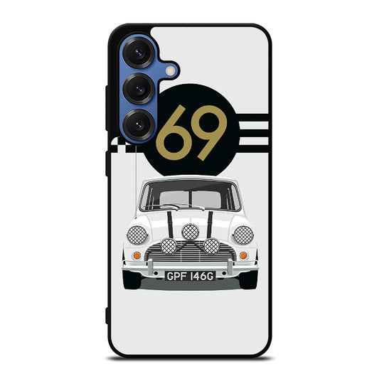 MINI COOPER WHITE 69 Samsung Galaxy Case Cover